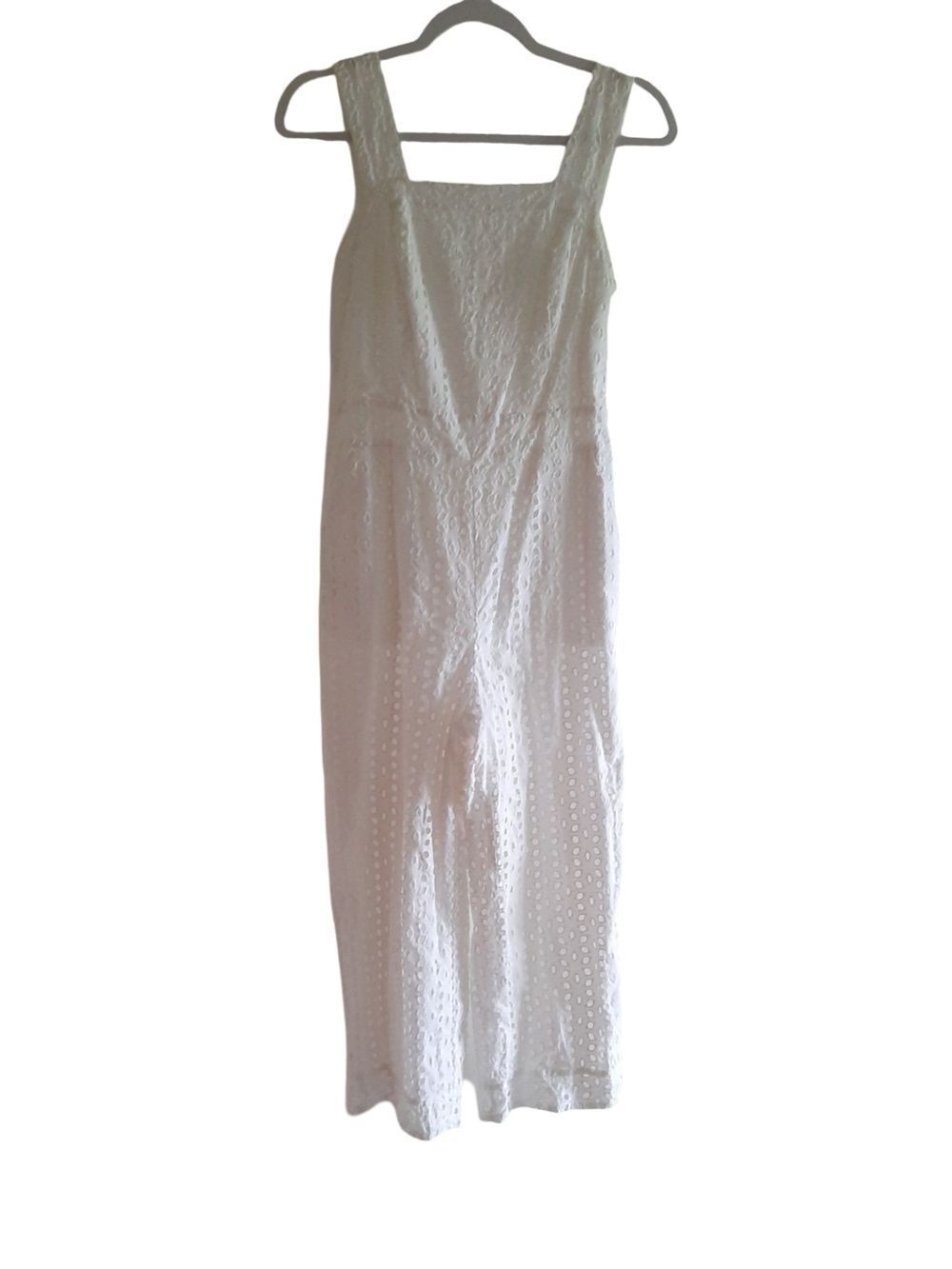 Maison Jules White Eyelet Jumpsuit